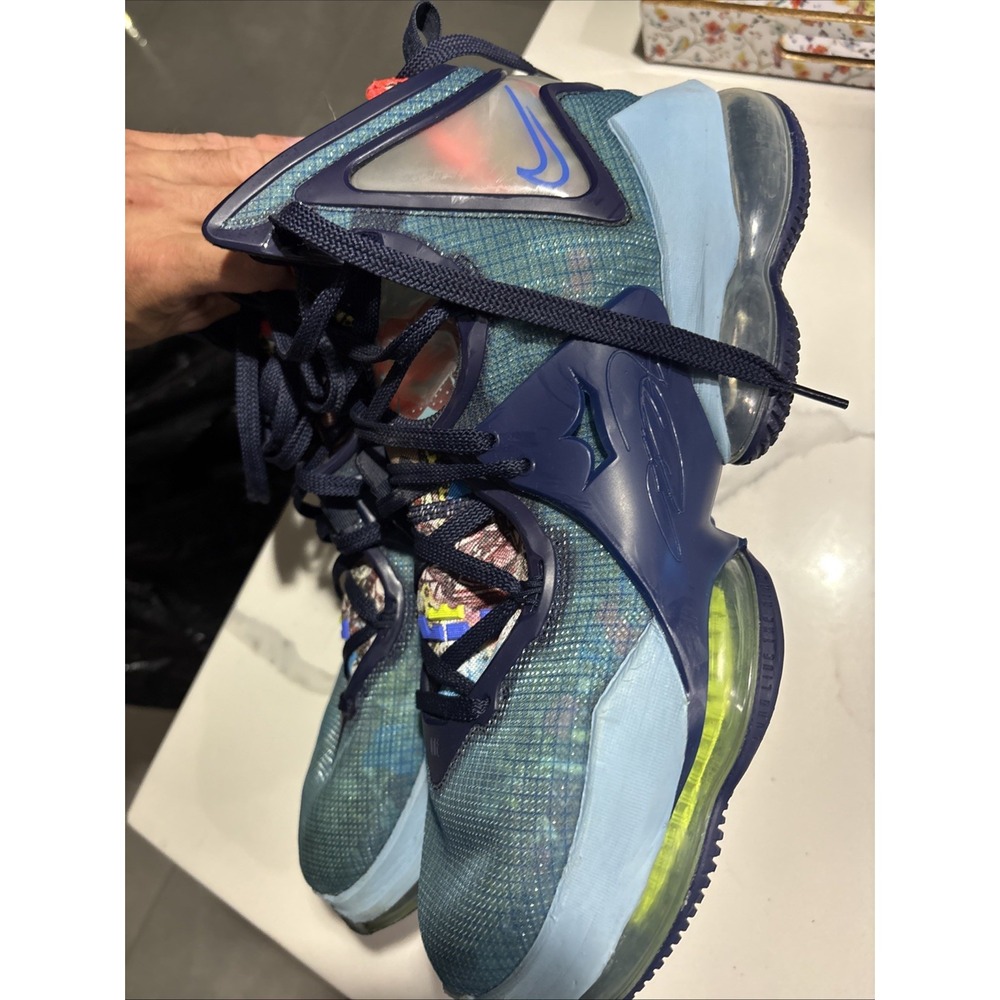 Size 13 - Nike LeBron 19 Fast Food - Dutch Blue - Picture 3 of 8